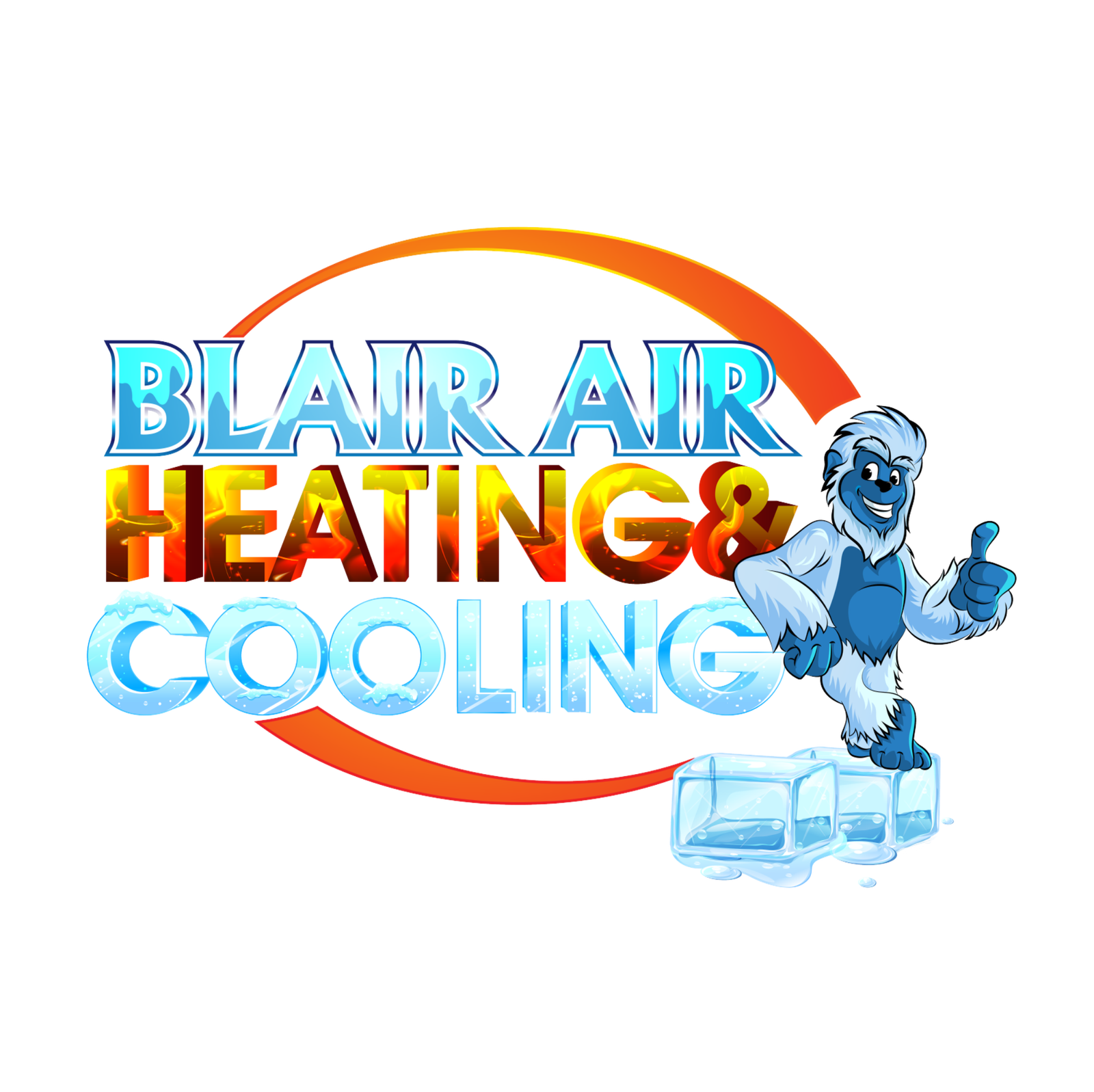 Blair Air Heating & Cooling Logo